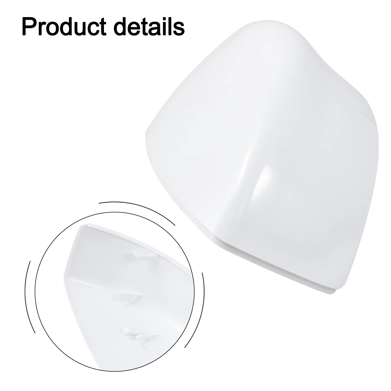 Auto Repair Right Side Mirror Cap High Strength Mirror Cover Cap Unpainted Mirror Cover Car Exterior Accessory