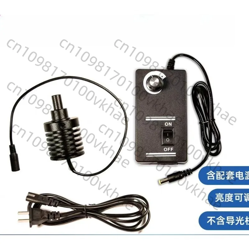 

8MM Standard Concentric LED Ring Light for Microscopes – Point-concentrated Pillarless Illumination, 0-5W