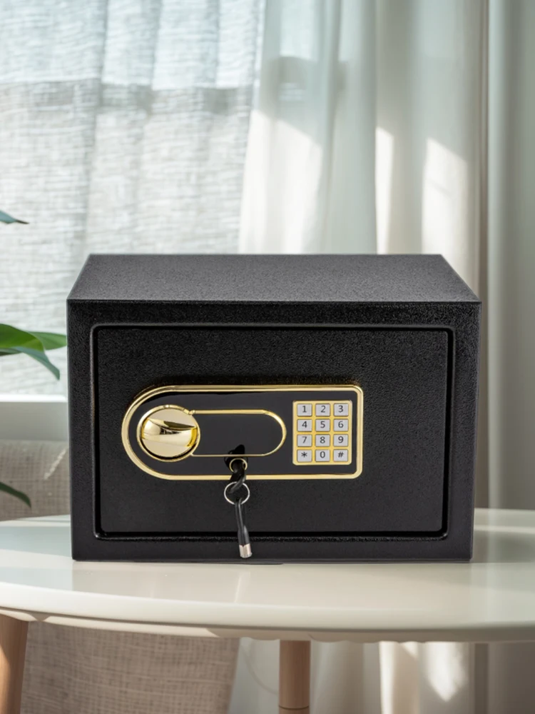 Digital Safe Box Anti-Theft Electronic Security Box Password Security Box for Home Office Hotel Business