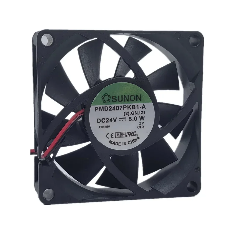 Ventilador de dois fios para pmd2407pkb1-a, 24v, 5.0w, 7020, 7cm, 70x70x20mm, novo