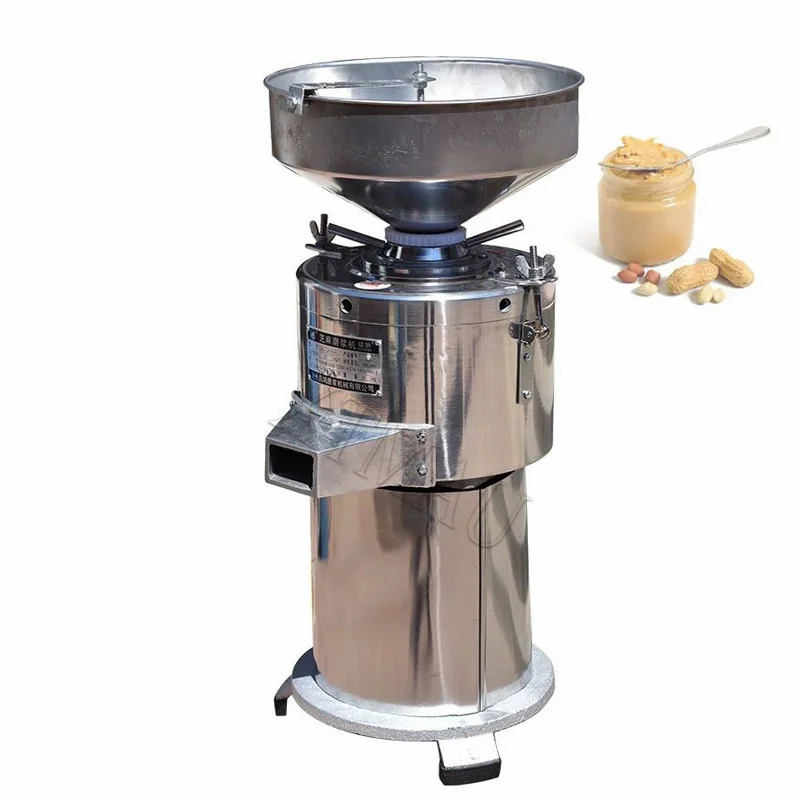 Moedor comercial de molho 220V, máquina de moagem de manteiga de amendoim com aço inoxidável para venda