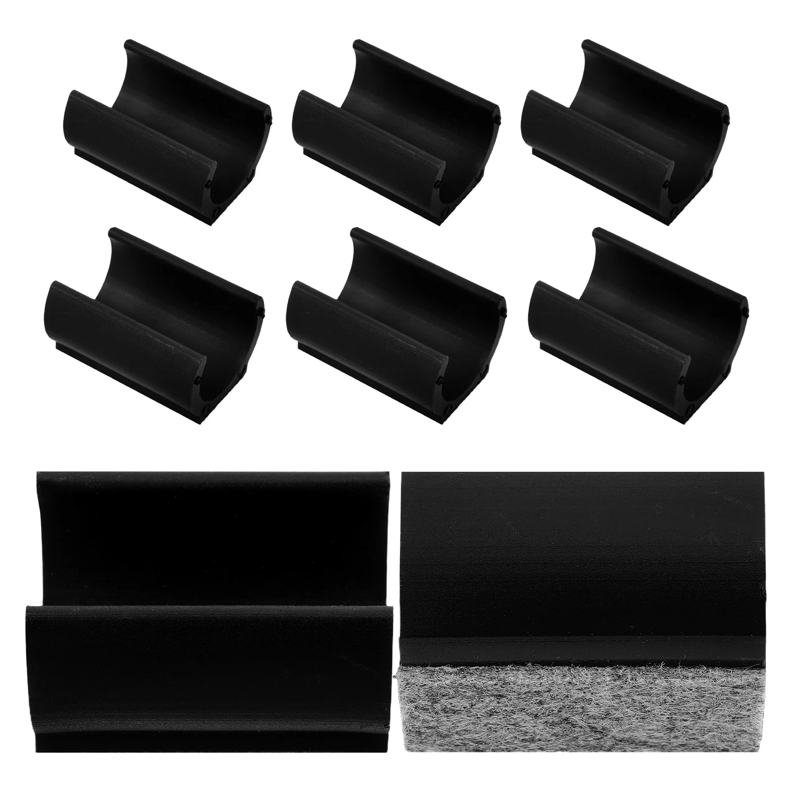 

8 Pcs Floor Mat Sled Felt Chair Feet Protectors Furniture Pads Leg Tips Hardwood Caps Plastic Accessory