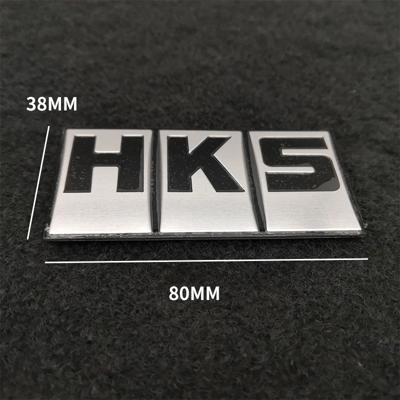 Pegatinas de coche HKS Racing, emblema de pegatina para Toyota Honda FIT Jade Accord City Bmw Vw, insignia de emblema de carrocería de maletero