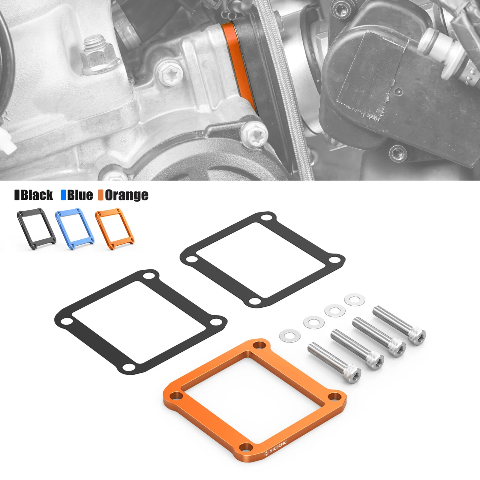 

For KTM EXC 300 TBI EXC 250 XCW 300 For Husqvarna TE 300 TE 250 For GasGas EC 300 EC 250 EX 300 2024-2025 Reed Valve Spacer Kit