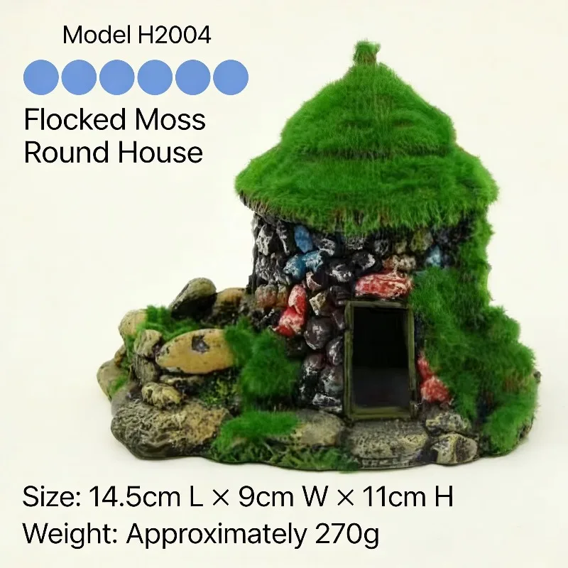 artificial corals for aquarium Modern Flocked Surface Resin Rockery Aquarium Decoration Simulation Reptile Tank Artificial Boat 
