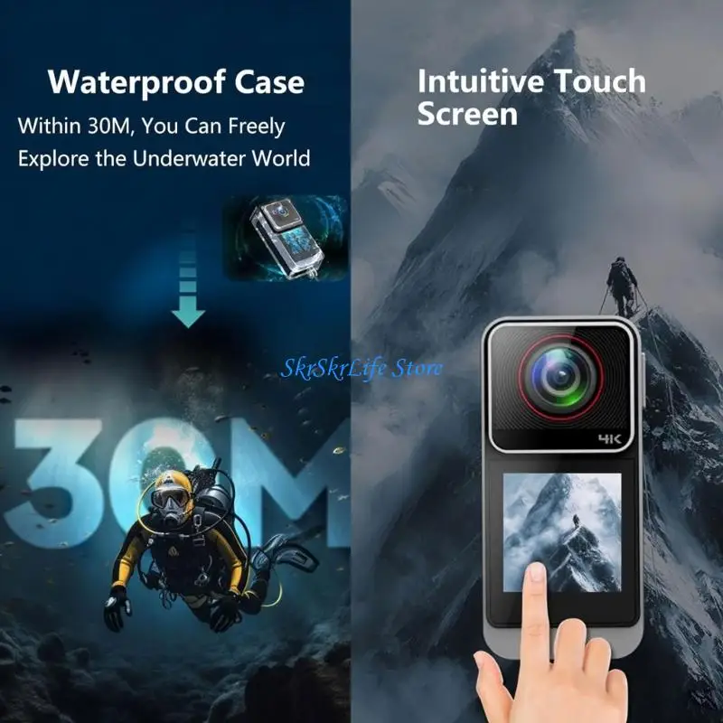 

E65E Small Sports Recording Gear For Content Making Cycling And Outdoor Use 64GB Included