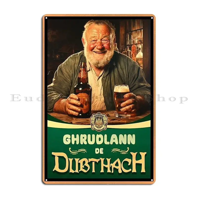 Irish Old Brewery Pub Poster Metal Plaque Poster Bar Design Pub Customized Designing Club Tin Sign Poster