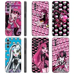 M-Monsters-H-High Anime Phone Case For Samsung A13 A22 A24 A32 4G A25 A34 A35 A52S A53 A54 A55 A73 5G A12 A14 A15 A23 A31 A33