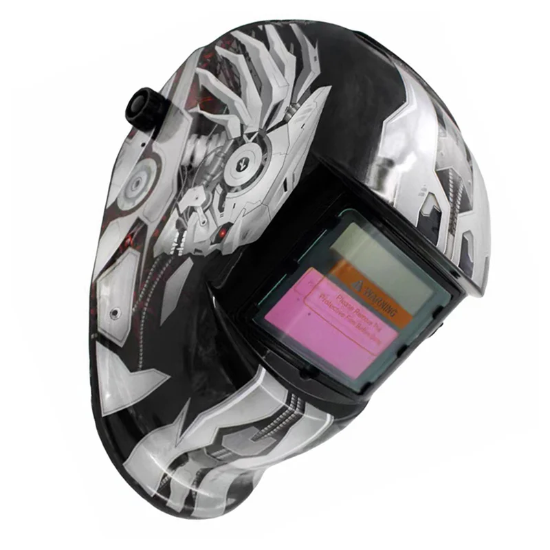 

Classy-Welding Helmet Professional Solar Energy Auto Darkening Welding Helmet Welding Welder TIG MIG Grinding Mask Robot Style