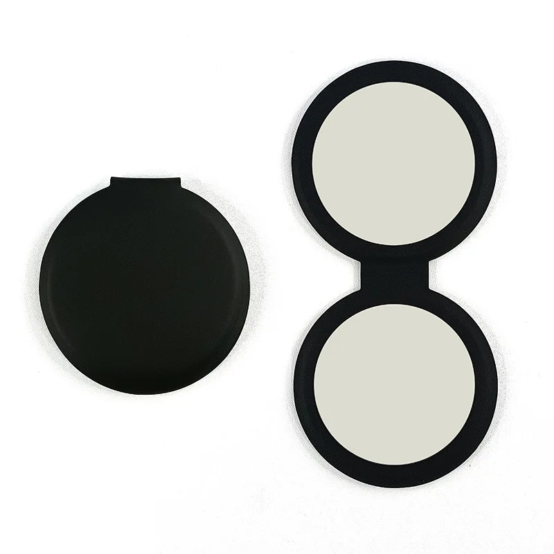 Pu Cosmetic Mirror Elegant Portable Pocket Mirror Compact Mirror Customizable For Bathroom Festival Gifts Living Room