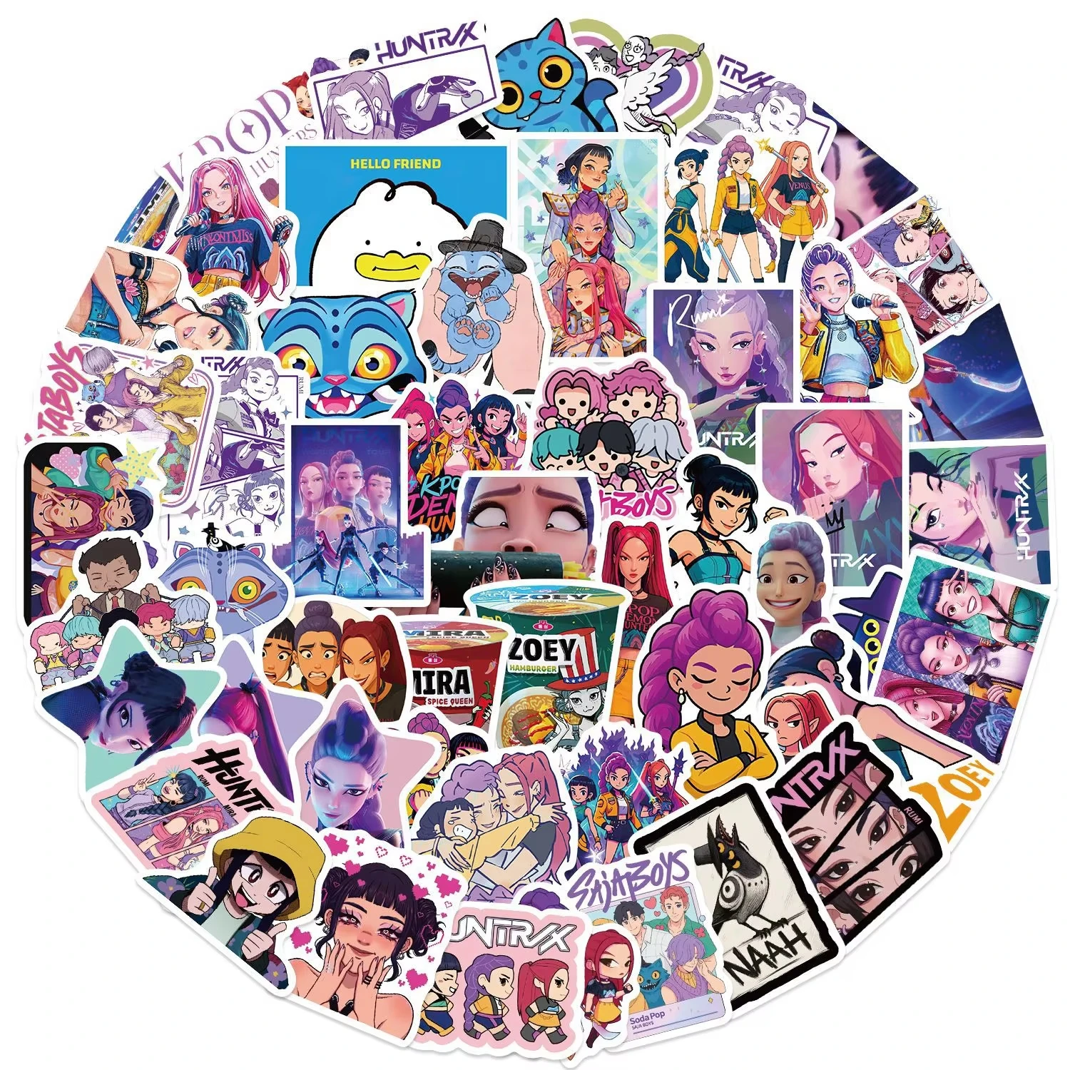 Anime Movie Kpops Demons Hunte Stamps Party Favors Seal Stamps Gifts Bag Kids Classroom School Rewards Prizes Birthday Party Gif image 4