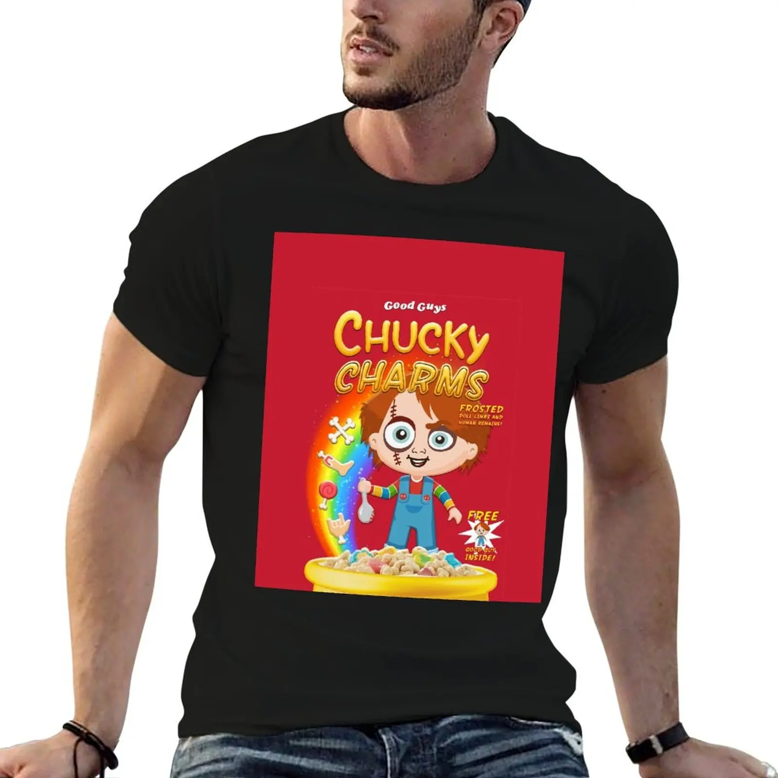 

Chucky Charms - Cereal T-Shirt cheap stuff shirts graphic tee cute tops korean fashion oversized t shirt men