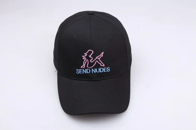 SEND NUDES Baseball Cap Fashion Cotton Embroidery Snapback Men High Quality Summer Dad Hat Male Kpop Sports Dropship