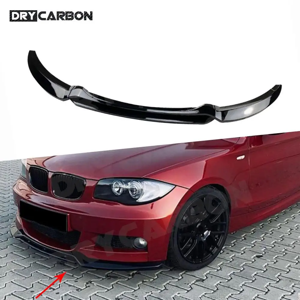 

Передний бампер автомобиля, защитная пластина для губ, обвес, спойлер, разветвители, аксессуары для BMW 1 серии E82 M Sport 2007 2008 2009 2010