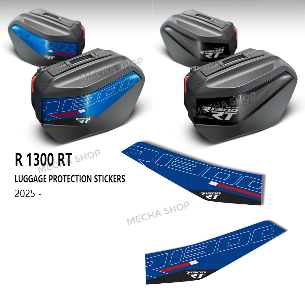 

R1300RT Impulse Suitcase Stickers For R 1300 RT Touring Side Kit Alpine White Triple Black 2025