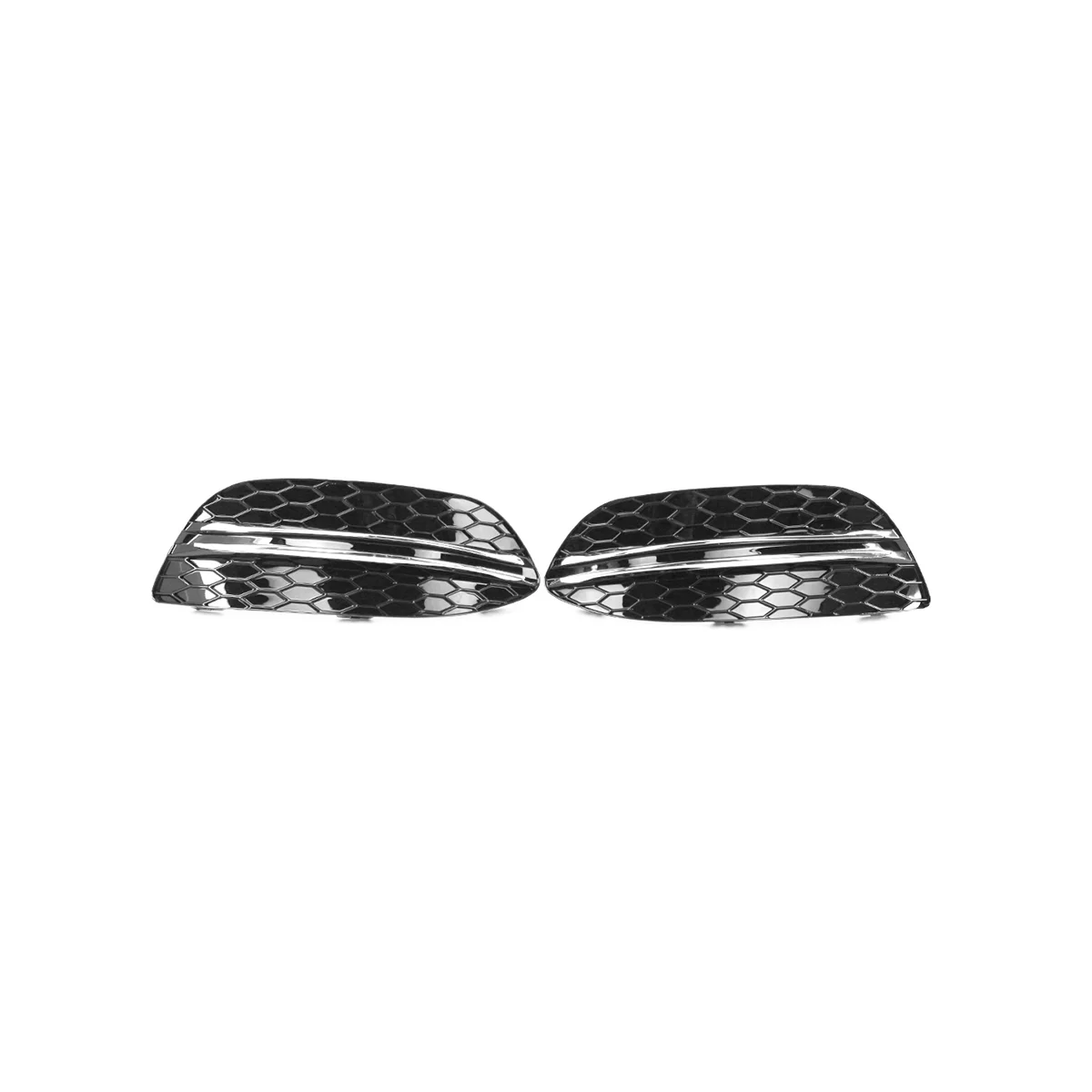 

Car Chrome Front Bumper Grille Fog Light Cover Trims for C-Class W205 2058851623 2058851523