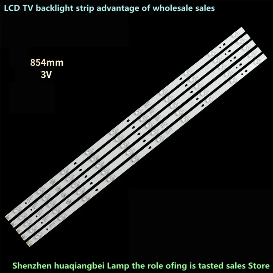 43inch  for Popular  G43Y FD4351A-LU LCD TV backlight bar LED43D10B-ZC14FG-01 5S2P 3034010204  10LED 854MM 3V aluminium 100%new