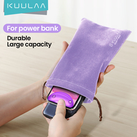 KUULAA Power Bank Case Phone Pouch for iPhone Samsung Xiaomi Huawei Waterproof Powerbank Storage Bag Mobile Phone Accessories