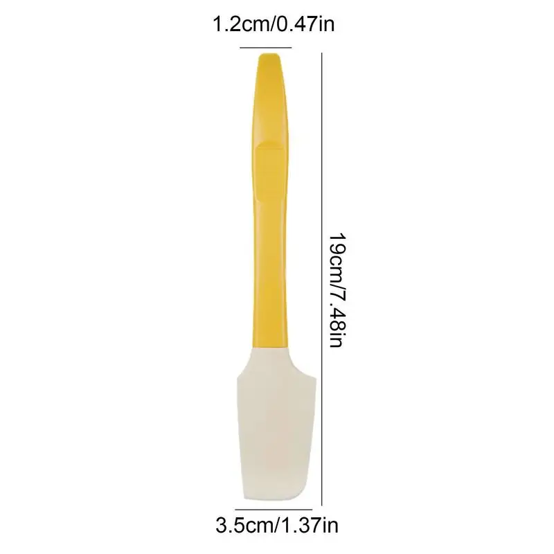 Silicone Stirring Spatula Double Sided Soft Flexible Non Slip Can Opener High Temperature Resistant Multifunctional Baking Tool
