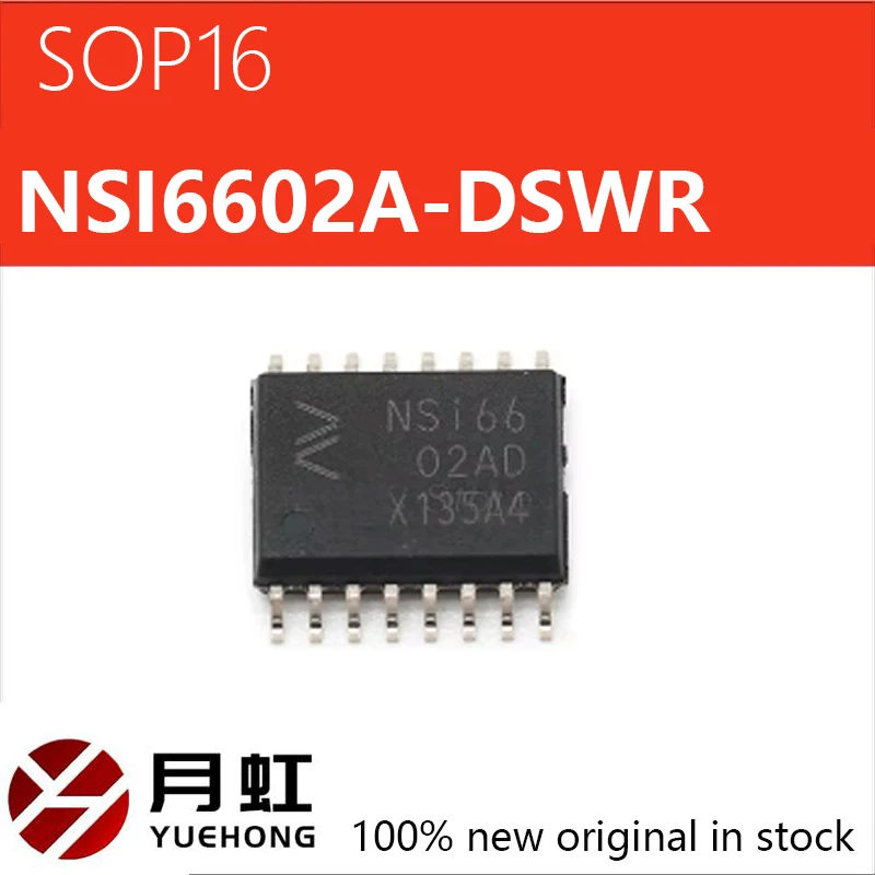 1/5/10/50/100pcs NSI6602A-DSWR SOIC-16 NSI6602AD Half Bridge Gate Driver IC Chip Brand New