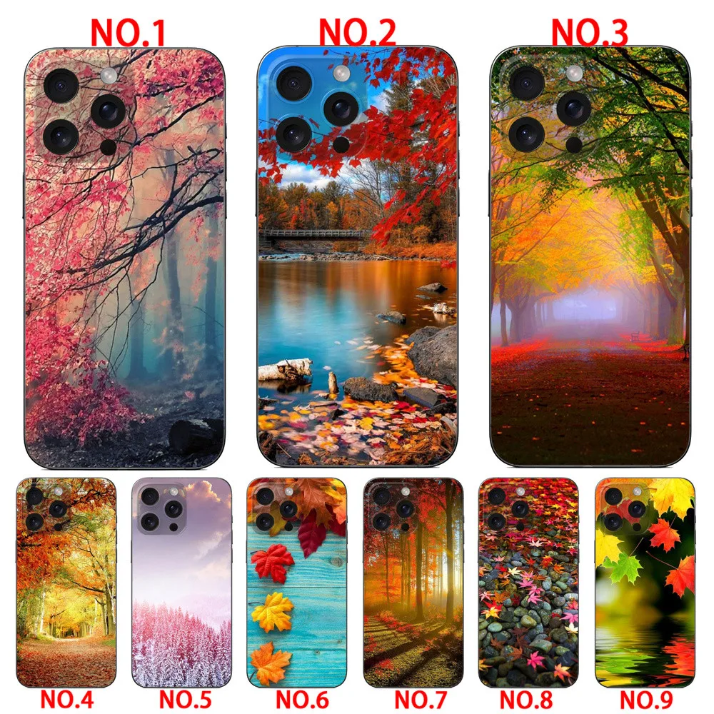 Beautiful Scenary Rivers Tree Leaves casing  for iPhone 16E 17E SE4 17 17 air 17 Pro 17 Pro Max 5 5S SE 2016
