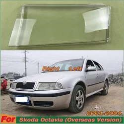 For Skoda Octavia (Overseas Version) 2001 2002 2003 2004 Lampshade Headlight Shell Headlamp Lamp Cover Transparent Shade Lens