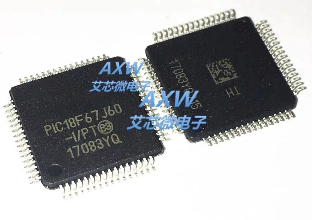 10PCS PIC18F67J60-I/PT PIC18F67J60 TQFP64 Embedded-Microcontroller 8-bit 128KB In Stock.