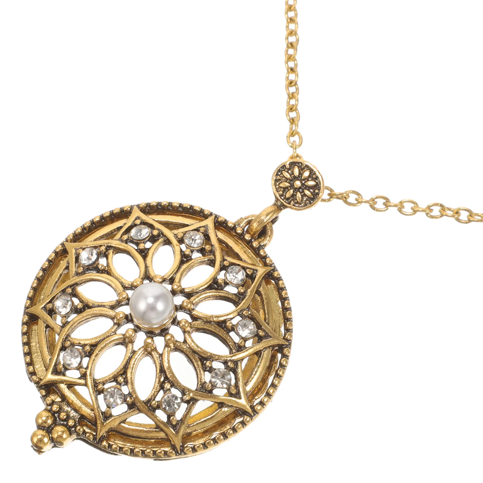 

Reading Magnification Lens Necklace Sturdy Material Easy to Wear on and Take Off for Women Jewelry Magnifying Glass