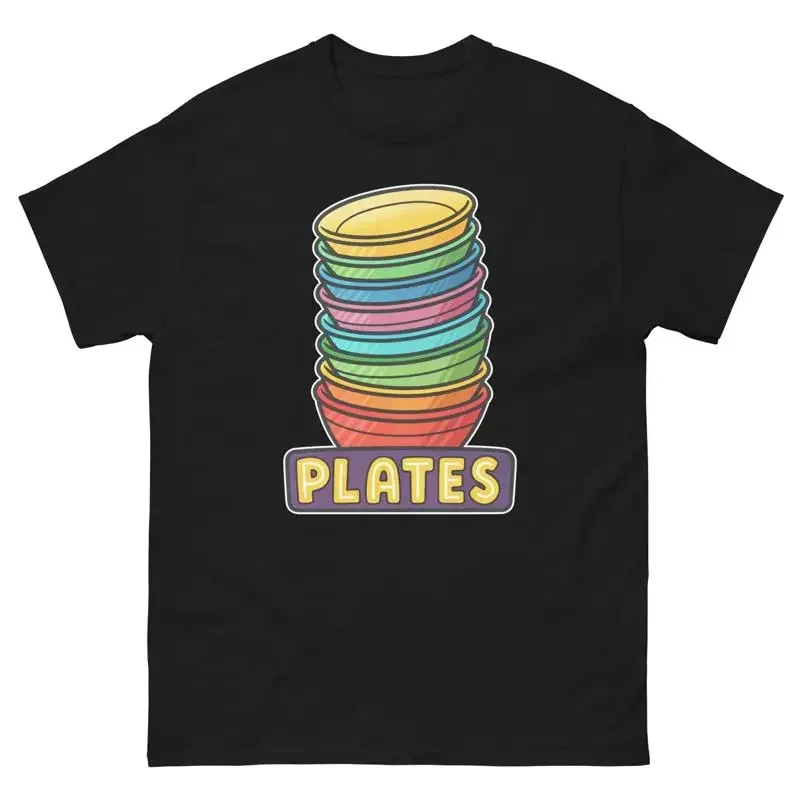 Plates Party Supplies Items Birthday Event T Shirt