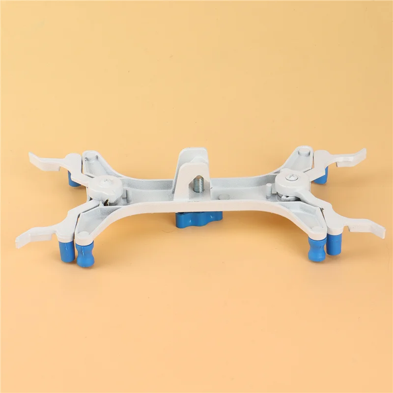 

WORTHOWN-2X Алюминиевый двойной зажим для бюретки, регулируемый зажим для бюретки Зажим для бюретки Бабочка Пружинные лабораторные аксессуары