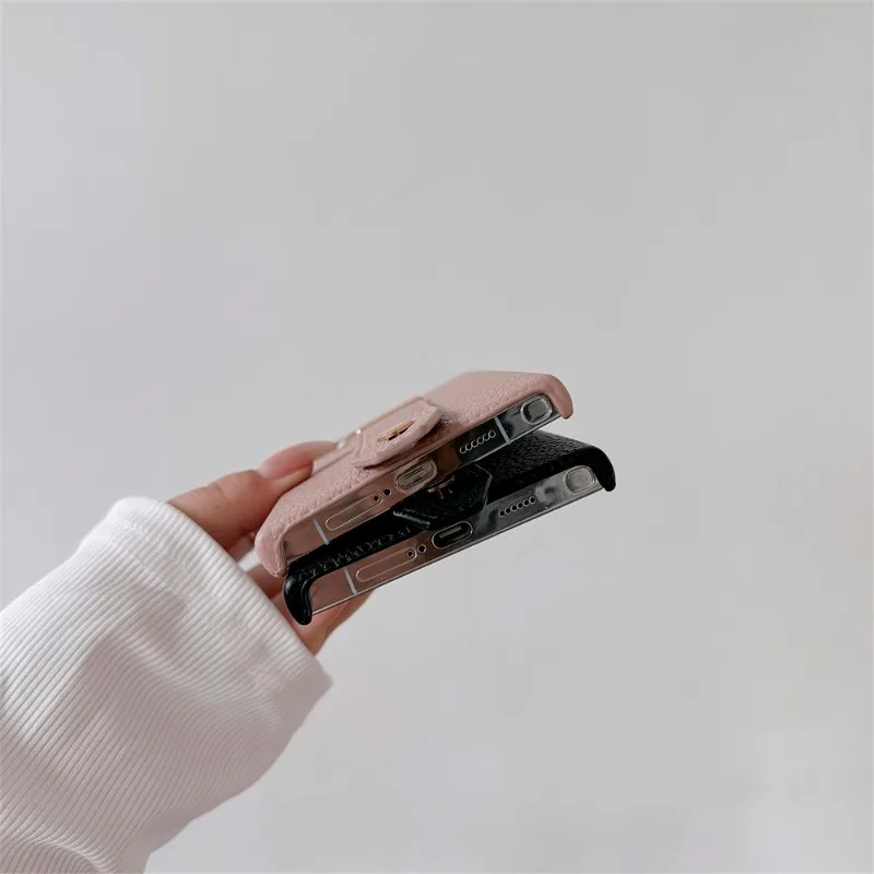 ليتشي الحبوب الملمس الجلود معصمه جراب هاتف لسامسونج غالاكسي S23 FE S24 S22 الترا زائد A14 A24 A33 A54 5G A05 PU يغطي