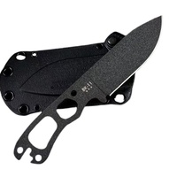 BK11 outdoor tactical small straight knife with K sheath 1095 steel self-defense knife portable  multi-function knife EDC tool