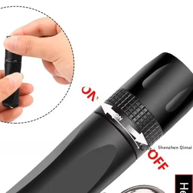 

For Outdoor & Daily Use FOR T6 LED Flashlight Mini Aluminum Alloy Strong Light Portable Keychain Torch Aluminum Alloy