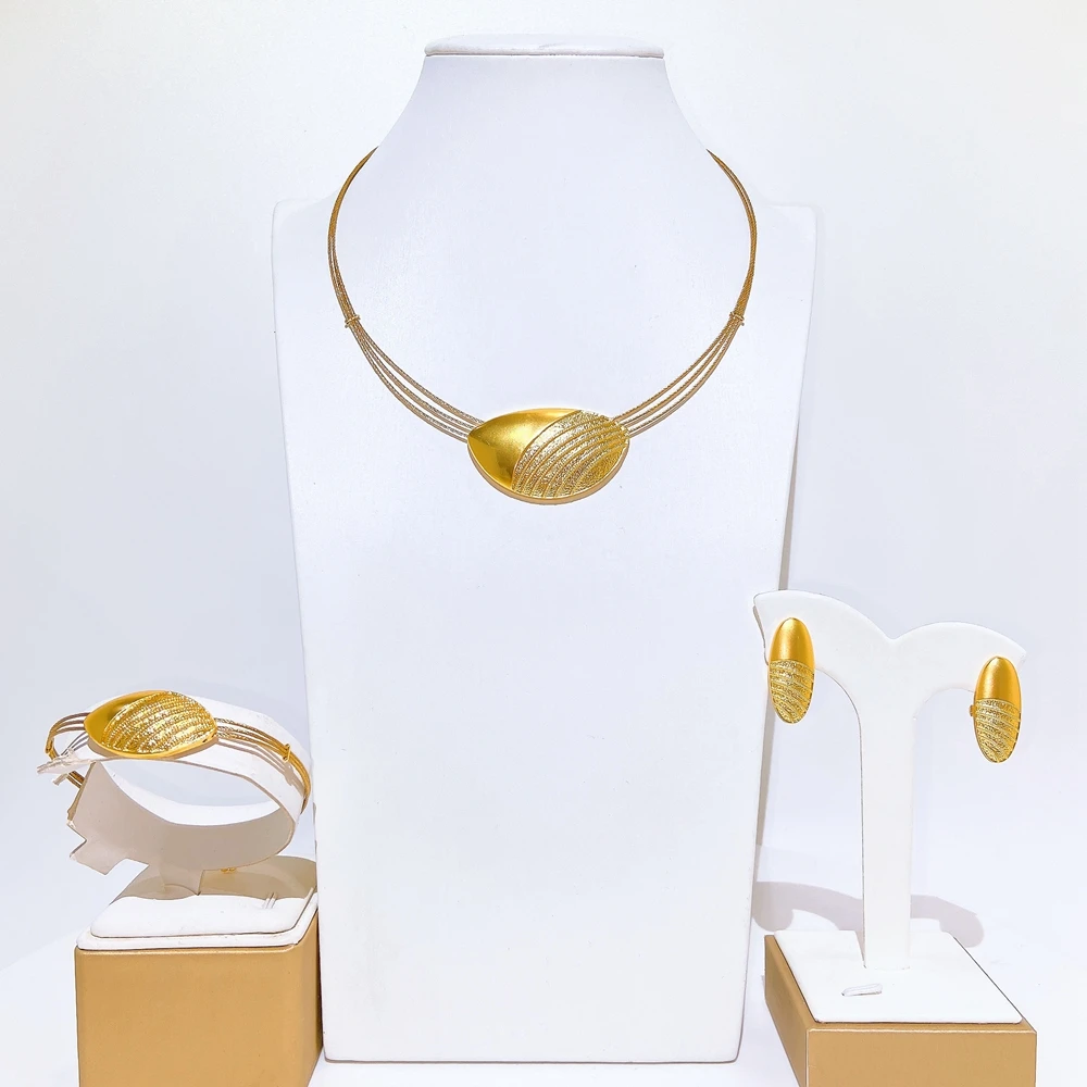 ensemble-de-bijoux-plaque-or-18-carats-collier-bracelet-boucles-d'oreilles-accessoires-cadeaux-pour-femmes-mariage-fete