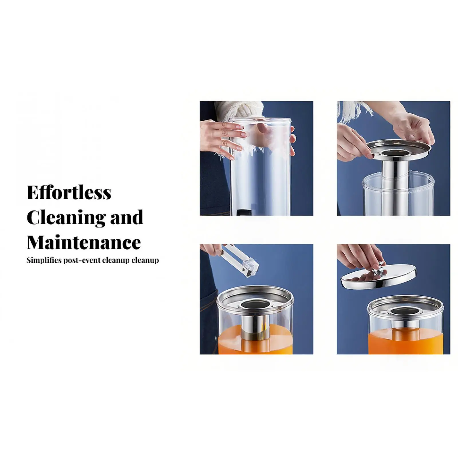 

Beverage Dispenser Stainless Steel Faucet Barrel for Party Lemon Juice