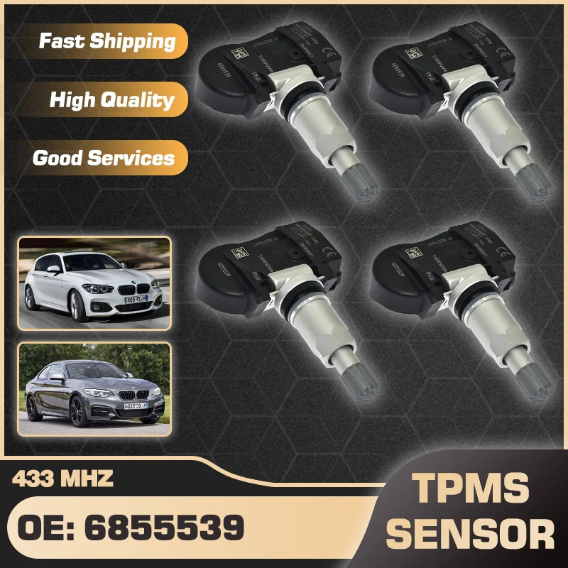 

Car Tire Pressure Sensor TPMS 6855539 433 MHz For BMW 1 Series F20 F21 2010-2019 For BMW 2 Series F22 F23 F44 F45 F46 2014-2020