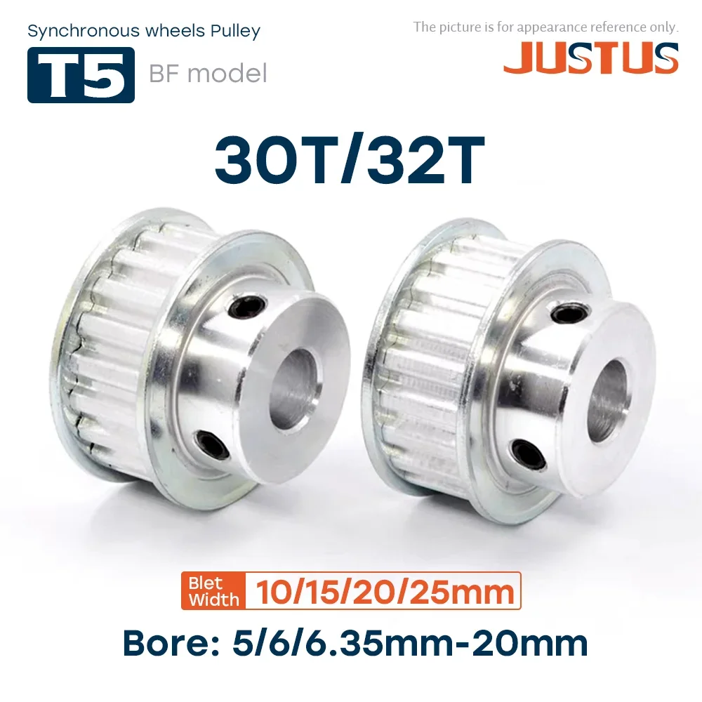 

Колеса из сплава типа BF, фрикцион 32T, размер отверстия от 5 мм до 20 мм, зубчатый шкив 5 мм для ширины 10/15/20/25 мм, резиновый ремень