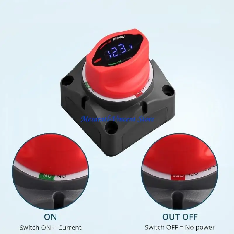 

A70F Digital Display 250A 5-60V for Various Vehicles Disconnect Switches