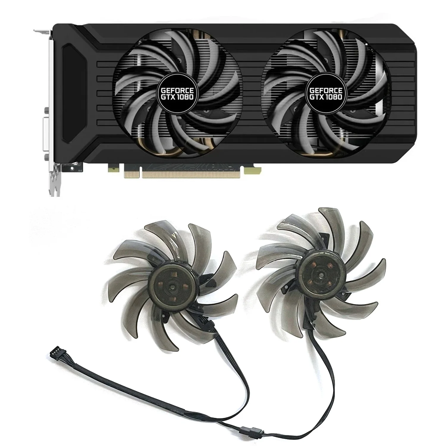 GA91S2U GA91S2H FDC10H12S9-C 87mm GPU Koeler Ventilator Voor Palit GeForce GTX 1060 GTX 1080 GTX1070 Ti 8G Dual Graphics Card