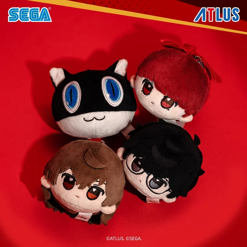 Llavero de Peluche Suave SEGA Morgana Dango de Persona 5 Royal P5R, Periférico de Juego para Fans del Anime y Decoración