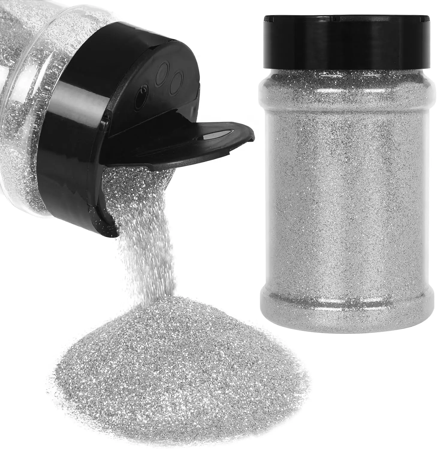 Nail Glitter, 1/128" Craft Resin Glitter Powder 1.41oz/40g PET Flakes Crafts Sequins for Nail Art,Painting, Festival Decor