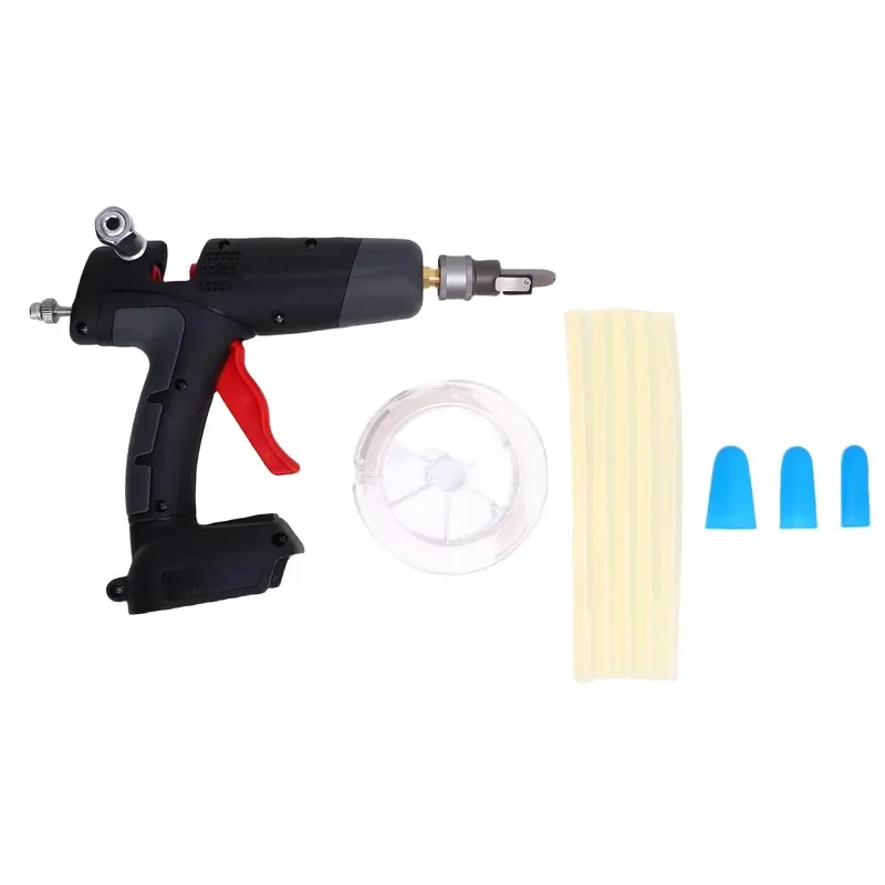Invisible Fiber Optic Cabling Tool Fit for BL1830B BL1840B BL1850B Battery 360 Adjustable Nozzle Cordless Hot Melt Glue