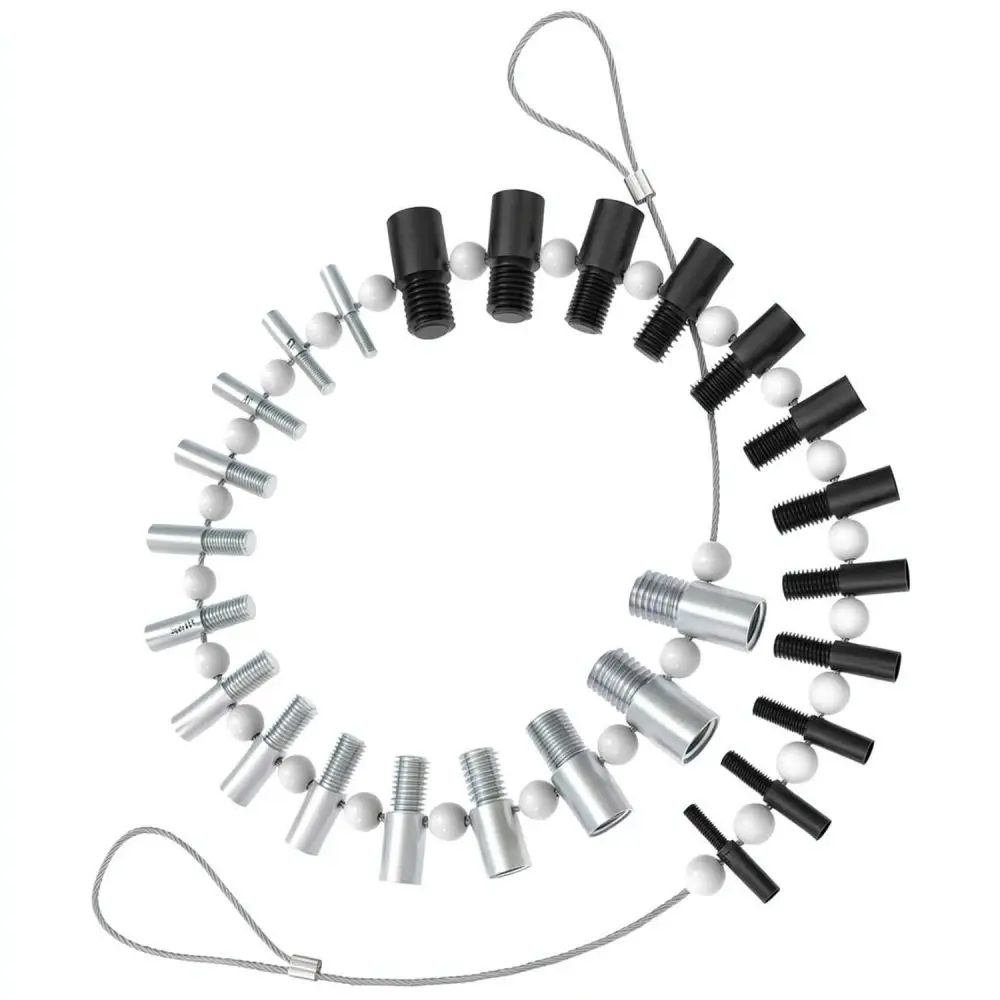 Metric Imperial Bolt Thread Checker Gauge Tool Set Nut Size Identification Hardware Repair Professional Instrument