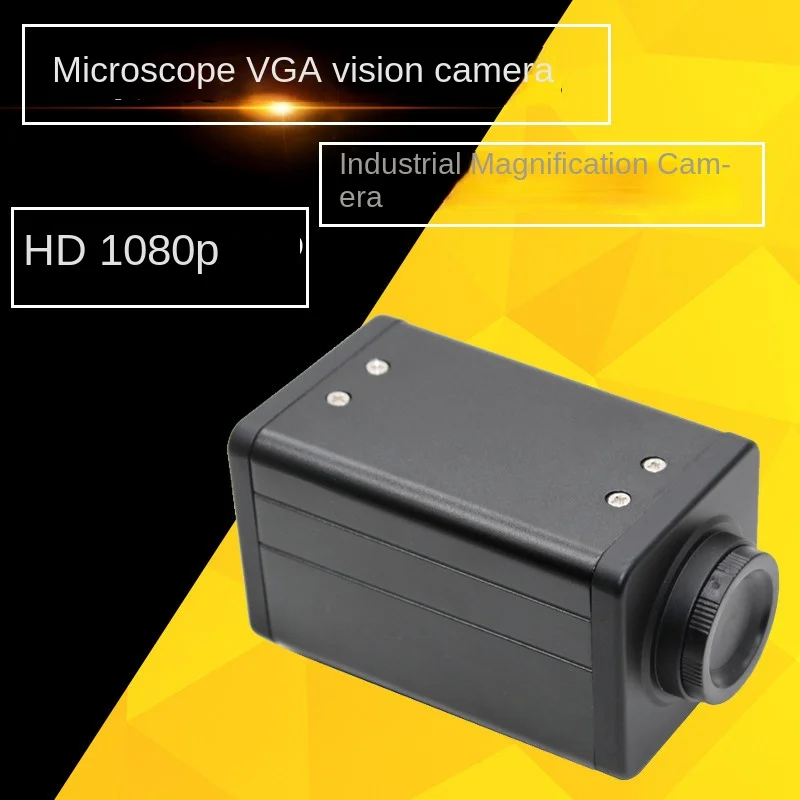 VGA industrial camera high definition with crosshairs, line adjustable and mobile trinocular binocular microscope camera