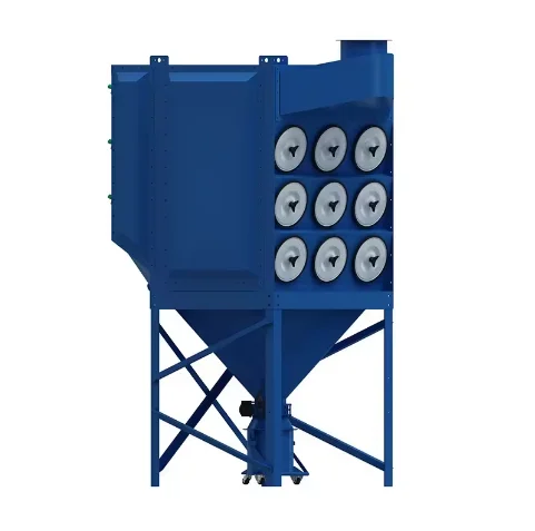 Oblique plug-in pulse dust collector Automatic fan linkage control pulse back blowing ash control