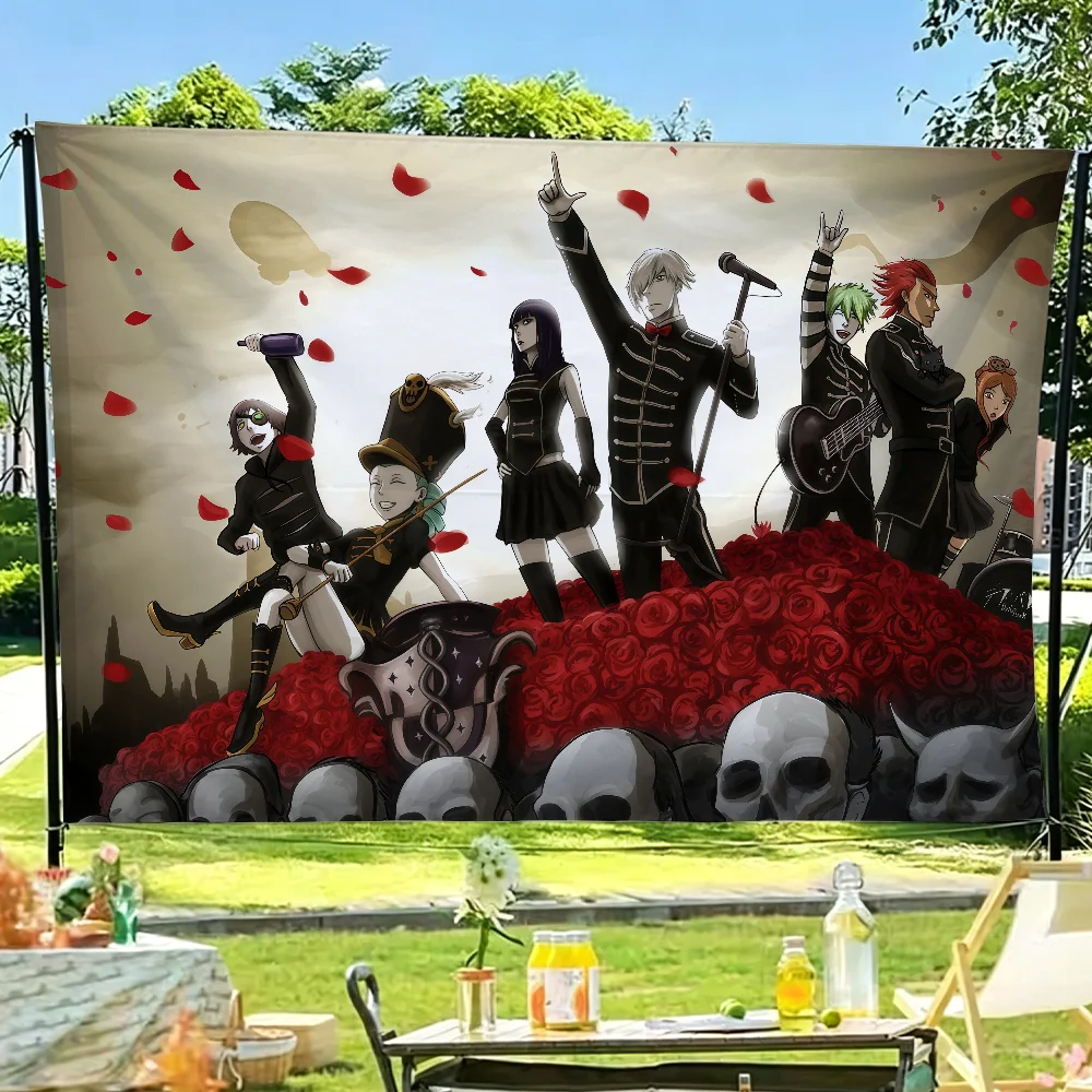 Band M-My C-Chemical R-Romance-S Flagge für Gartenparty, Wohnzimmer, Zuhause, Wanddekoration, Banner, Schlafzimmer, Outdoor-Wandteppich – Detail 12