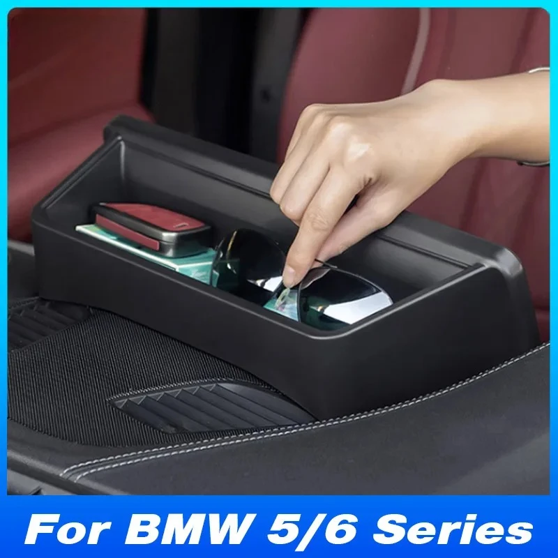 

For BMW 5 Series 6 GT G30 G38 G32 Dashboard Navigation Screen Rear Storage Box Tray Interior Product Accessories 2018-2020