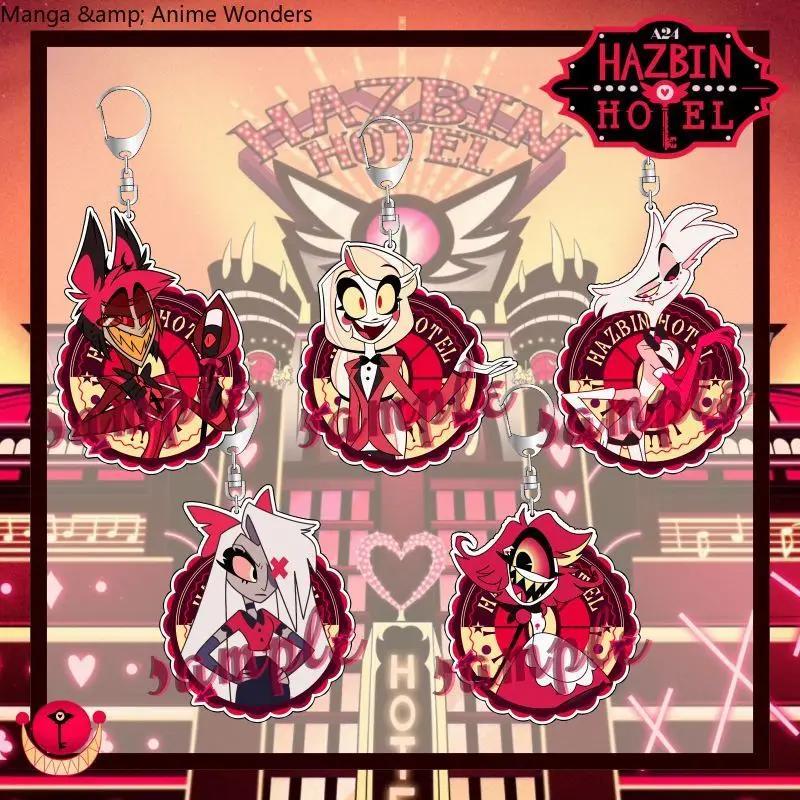 

No attributes Cosplay Acrylic Pendant Keychain Anime Kawaii Bag Decor Collection Key Ring Birthday Gift