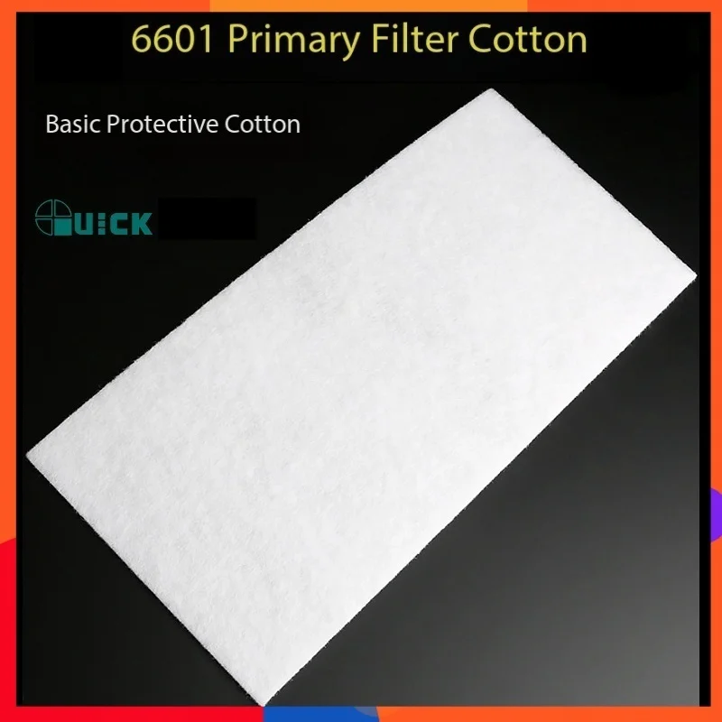 

Quick 6601/6602 Primary Filter Cotton High-Effective Dust/Smoke Trap No Tool Fit for Workshop/Lab Air Purifier Durable Polyester