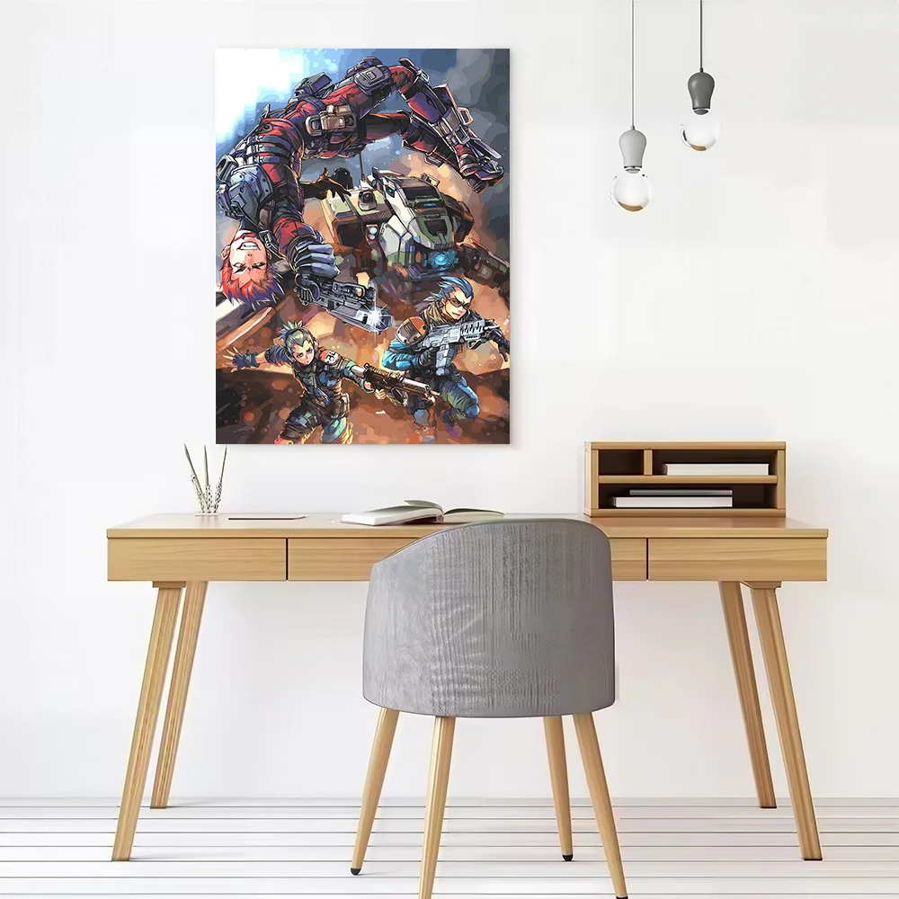 Titanfall Gaming Mass Printed Canvas Wall Art Customizable Paintings Poster Perfect Gift for Specialty and Themed Home Decor